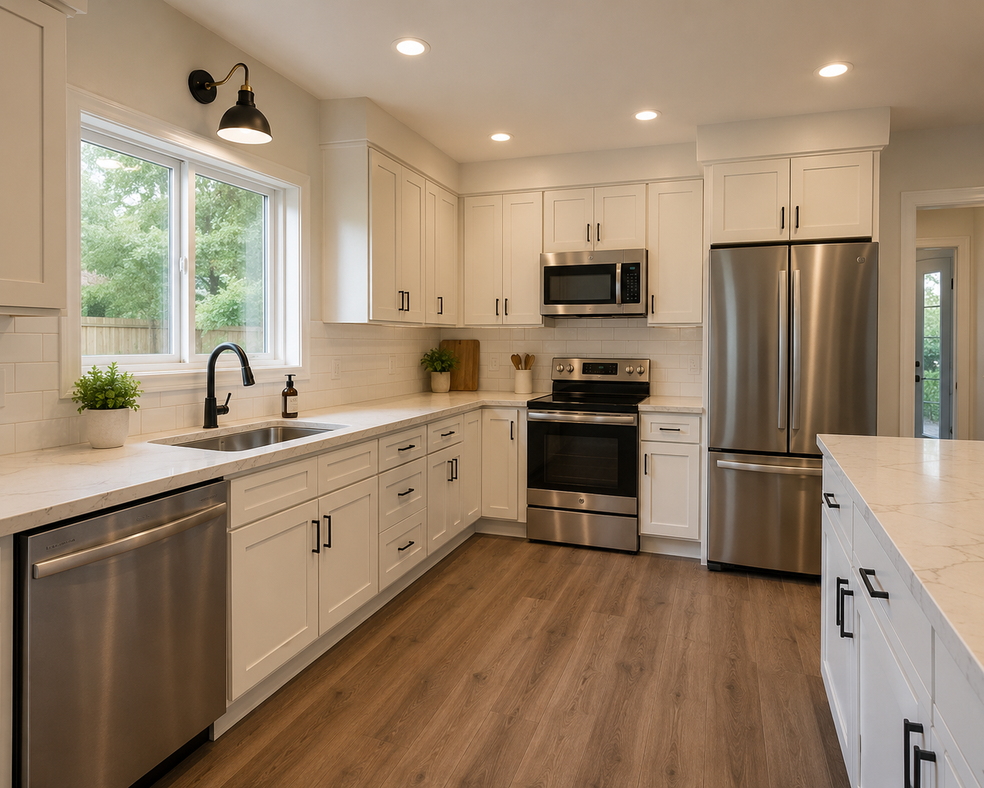 The Whitfield home renovation, finished kitchen